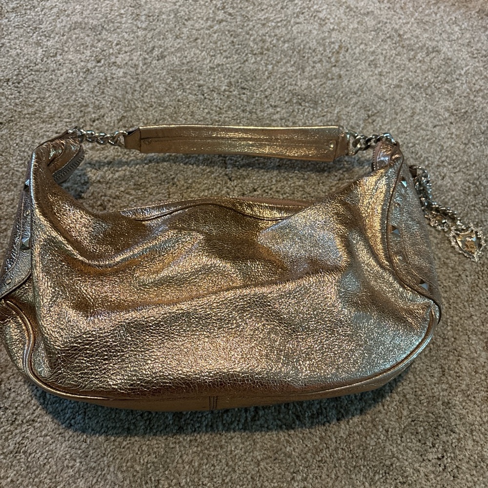 Juicy Couture Metallic Gold Women's Shoulder Bag